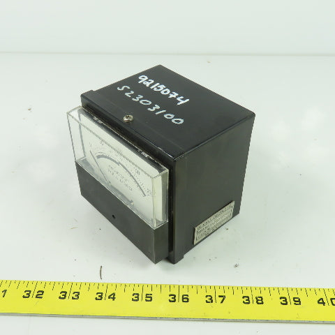 Reliance 9C44 Percent Full Load Panel Meter 0-200