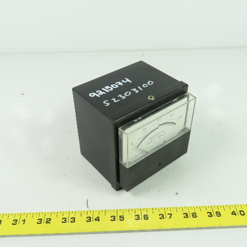 Reliance 9C44 Percent Full Load Panel Meter 0-200