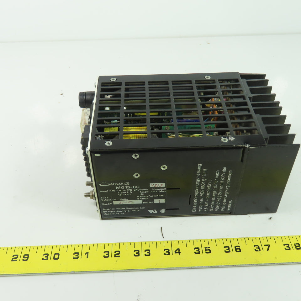 Advance Power MG15-8C Power Supply 120/240V 1.8A