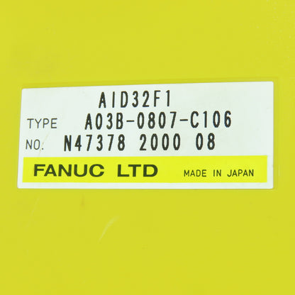 Fanuc A03B-0807-C106 I/O Module Lot Of 2
