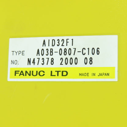 Fanuc A03B-0807-C106 I/O Module Lot Of 2