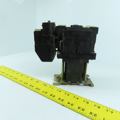 Telemecanique LP1 D8011 125A 600VAC Contactor 24VDC Coil W/ LR2 D3361 Overload