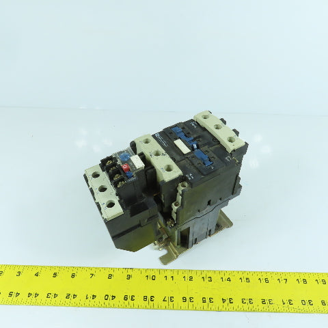 Telemecanique LP1 D8011 125A 600VAC Contactor 24VDC Coil W/ LR2 D3361 Overload