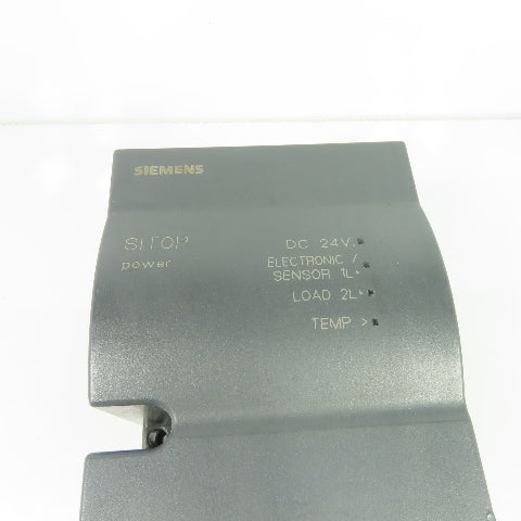 Siemens 6EP 1334-2CA00 Power Supply 120/230VAC Input 24VDC Output 8A 50/60Hz