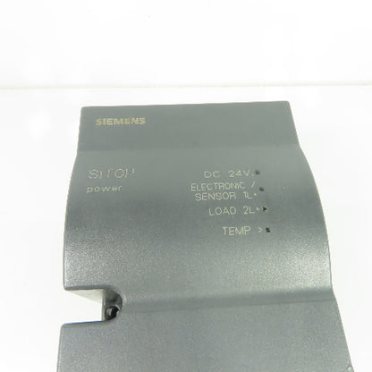 Siemens 6EP 1334-2CA00 Power Supply 120/230VAC Input 24VDC Output 8A 50/60Hz