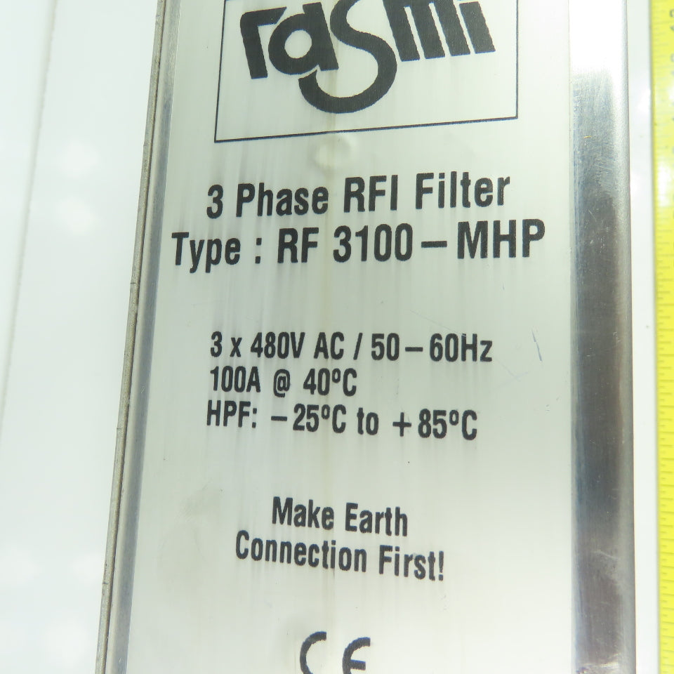 Rasmi RF 3100-MHP RFI Filter 3Ph 480VAC 100A 50/60Hz