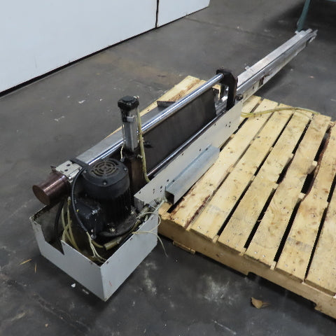 1/2" x 101" Chain End Finishing Cut Off Scrap Kick Off Conveyor 480V .22kW 70FPM