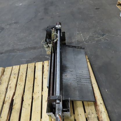 1/2" x 101" Chain End Finishing Cut Off Scrap Kick Off Conveyor 480V .22kW 70FPM