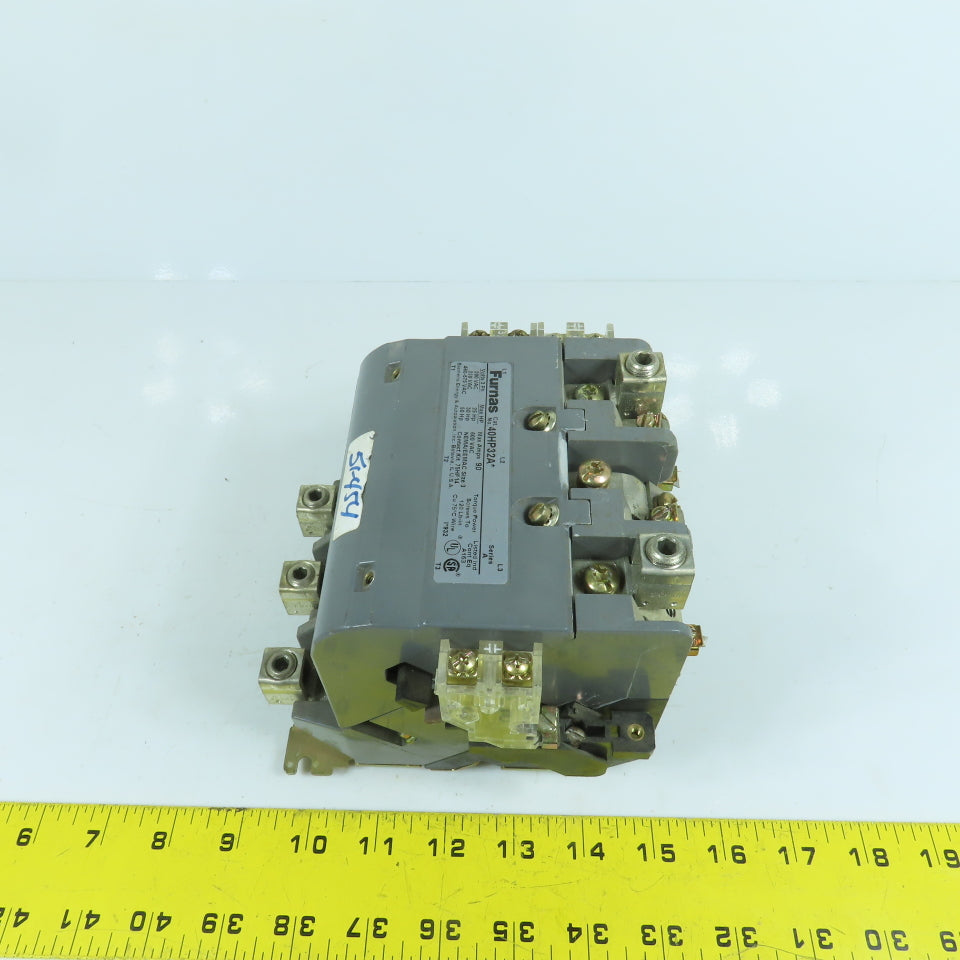 Furnas 40HP32A Nema Size 3 90A 600VAC Contactor 50HP 120V Coil