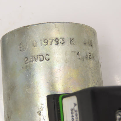 Rexroth 019793 K 446 24V DC Solenoid 4WE Series Valve Coil