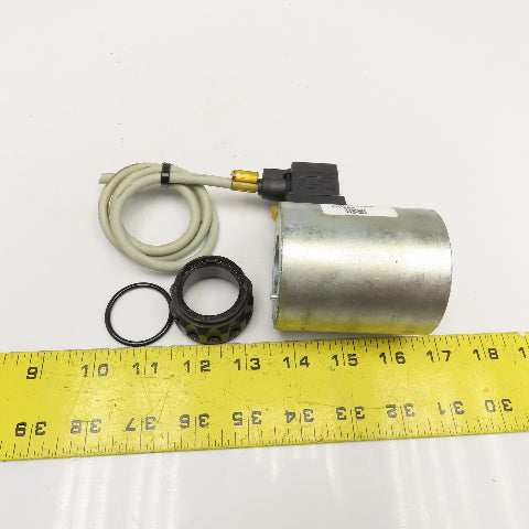 Rexroth 019793 K 446 24V DC Solenoid 4WE Series Valve Coil