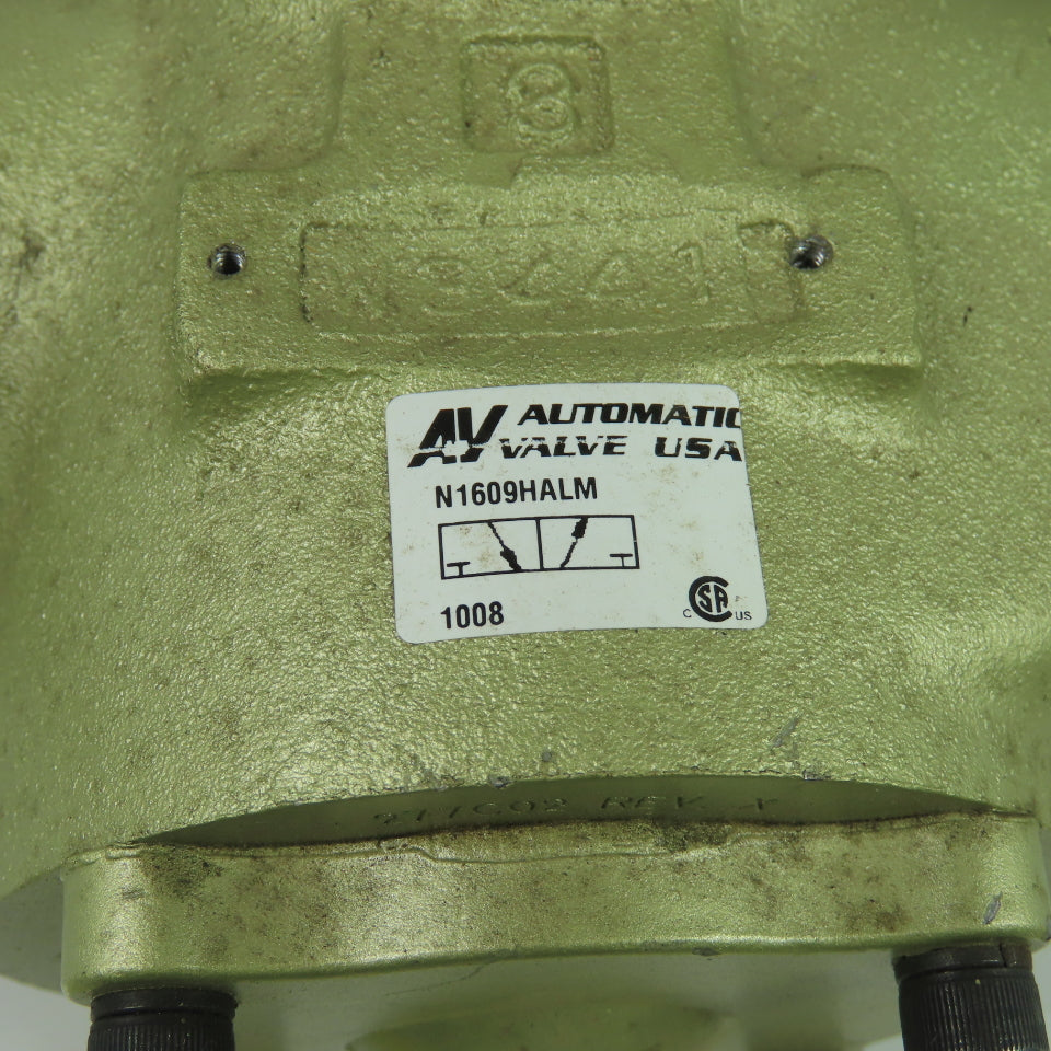 Automatic Valve N1609HALM Pneumatic Control Lock Valve 1-1/2" NPT