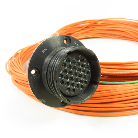 CV-V431-0224-2B 31-Pin Receptacle Connector W/ 15AWG Wire 8' OAL