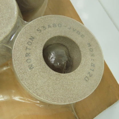 Norton 53A80-JVBE 4"x2" Grinding Wheel 1-3/4" Bore Lot Of 5