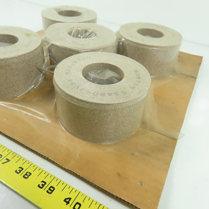 Norton 53A80-JVBE 4"x2" Grinding Wheel 1-3/4" Bore Lot Of 5