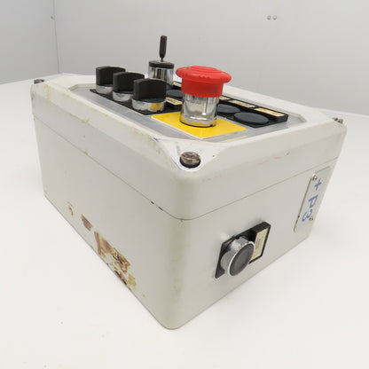 600V Max Operator Control Switch Box E-Stop Selector Switch Keyed Selector
