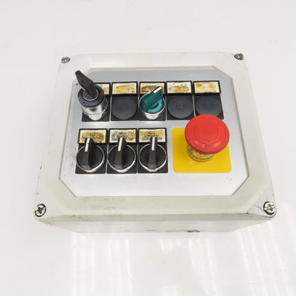 600V Max Operator Control Switch Box E-Stop Selector Switch Keyed Selector