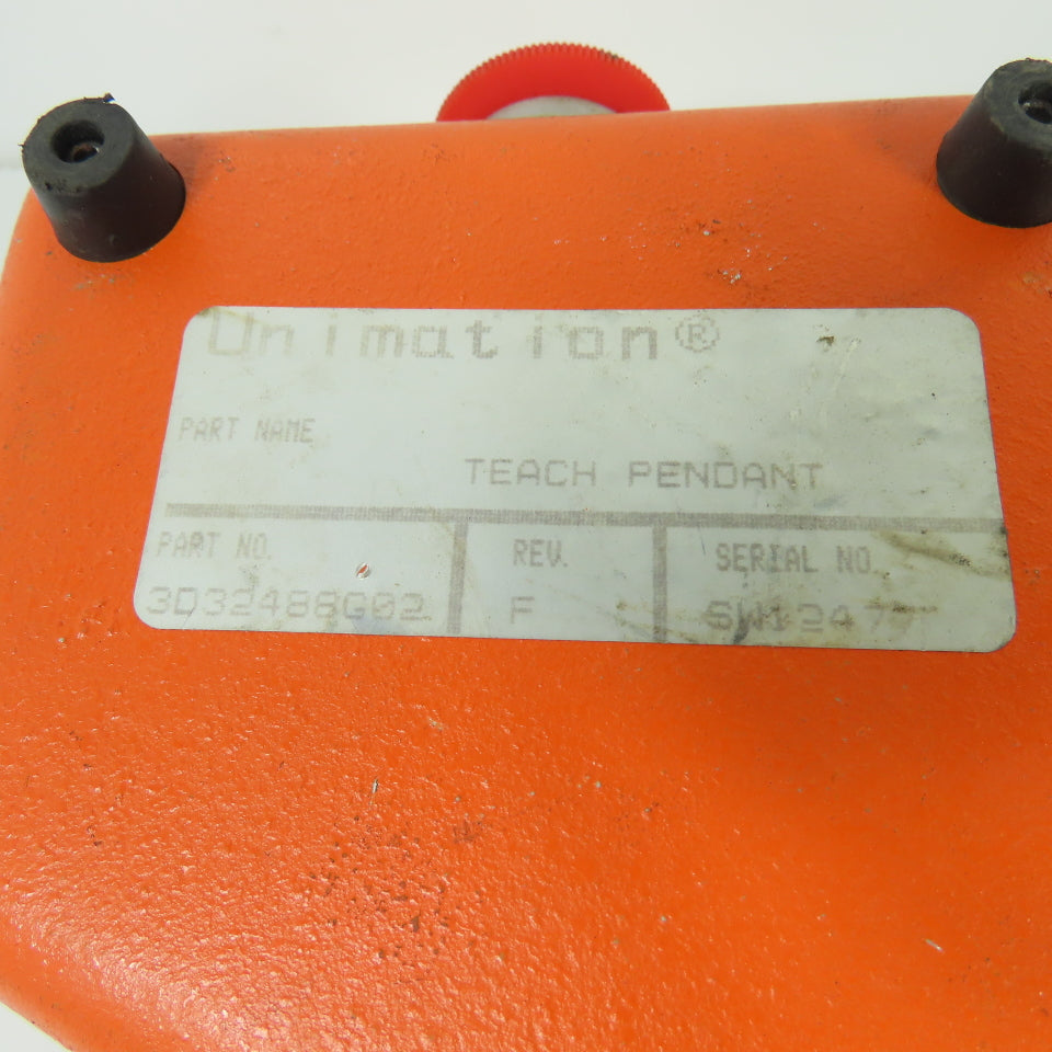 Unimation 3D32488G02 Teach Pendant Rev F