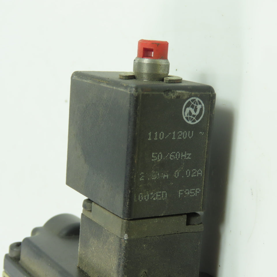 Norgren MN01CFA75AJJG 150PSI Pneumatic Air Control Valve 120V Coil 3/8" NPT
