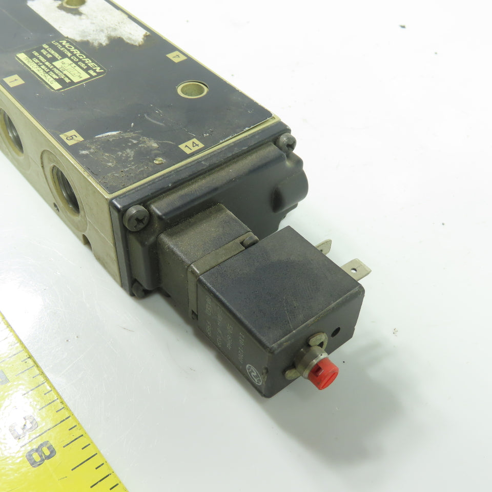 Norgren MN01CFA75AJJG 150PSI Pneumatic Air Control Valve 120V Coil 3/8" NPT