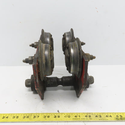 Coffing TG-05-P 1/4 Ton Hoist Push Trolley 2-1/2" to 5" Beam Flange