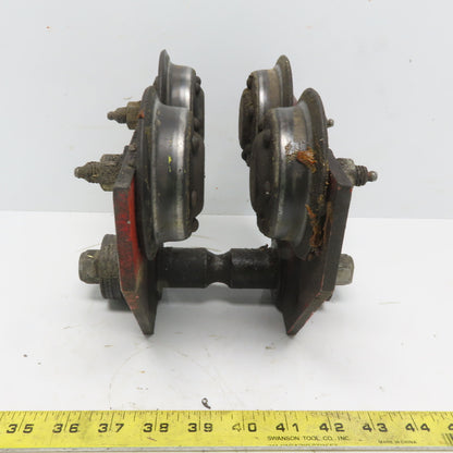 Coffing TG-05-P 1/4 Ton Hoist Push Trolley 2-1/2" to 5" Beam Flange