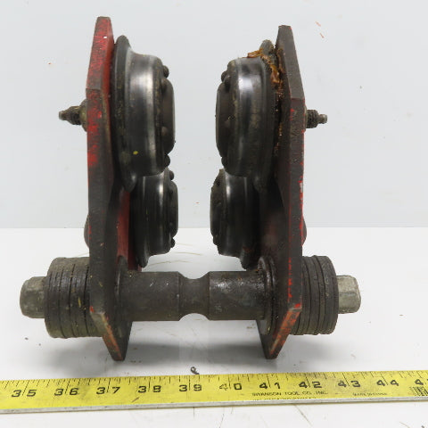 Coffing TG-05-P 1/4 Ton Hoist Push Trolley 2-1/2" to 5" Beam Flange