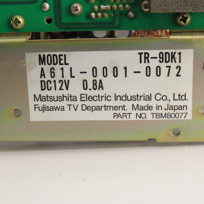Fanuc A61L-0001-0072 TR-9DK1 Operator Control HMI Screen