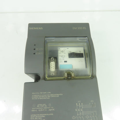 Seimens 3RK1300-0FS01-1AA0 600V Starter 3Ph 0.35-0.5A