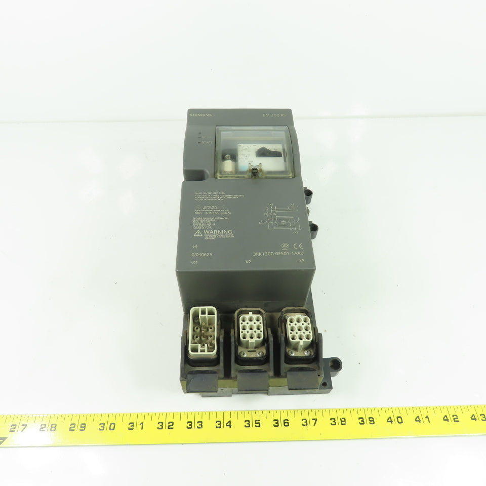Seimens 3RK1300-0FS01-1AA0 600V Starter 3Ph 0.35-0.5A