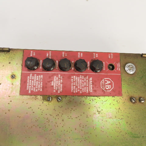 Allen Bradley 1313-B0A62313 1.5HP DC Regulated Speed Drive 240V 1PH x 180VDC Out