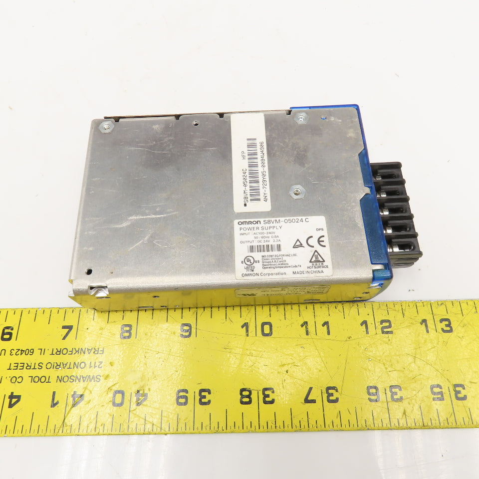 Omron S8VM-05024C Power Supply 100-240V Input 24VDC Output