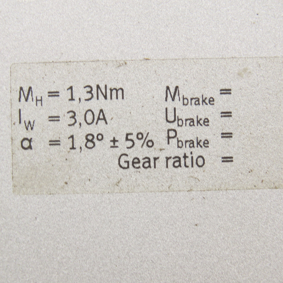 Festo MTR-ST57-48S-AA Stepper Motor 1.3Nm 3.0A 1.8° Angle 1/4" Shaft