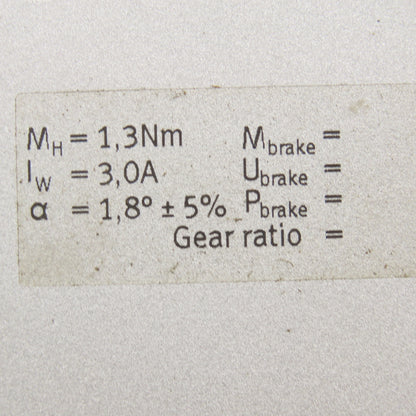 Festo MTR-ST57-48S-AA Stepper Motor 1.3Nm 3.0A 1.8° Angle 1/4" Shaft