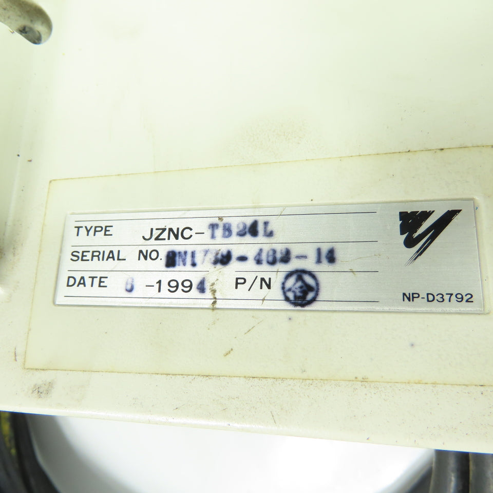 Yaskawa JZNC-TB24L Erc Robot Teach Pendant W/Digital Display
