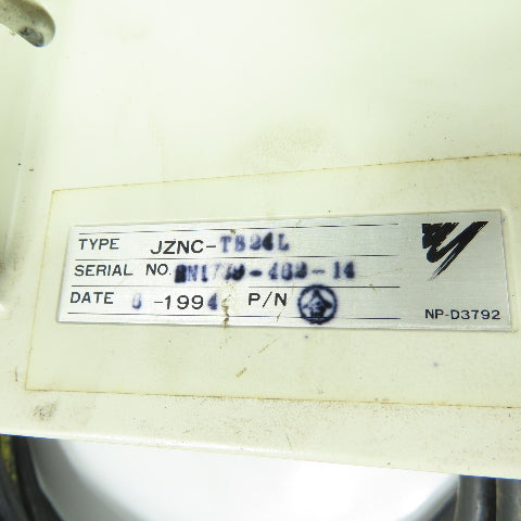 Yaskawa JZNC-TB24L Erc Robot Teach Pendant W/Digital Display