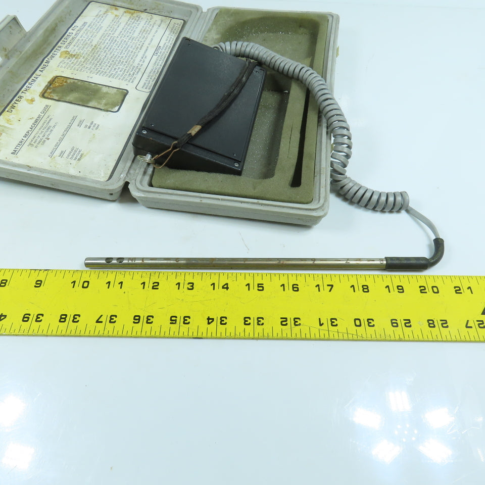 Dwyer 470-1 Thermal Anemometer W/ Probe