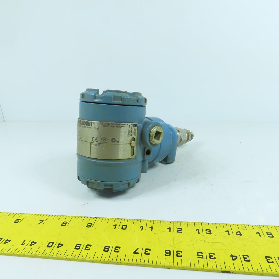 Rosemount 2051TA1A2B221A Pressure Transmitter 4-20mA 30PSIA Max 2102-3012