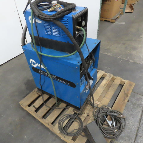 Miller 903056 Syncrowave 250 1Ph AC/DC TIG Stick Welder W/Coolant System 240v