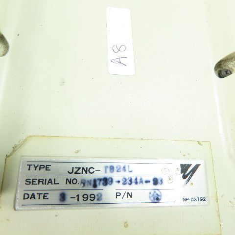 Yaskawa JZNC-TB24L Erc Robot Teach Pendant W/Digital Display