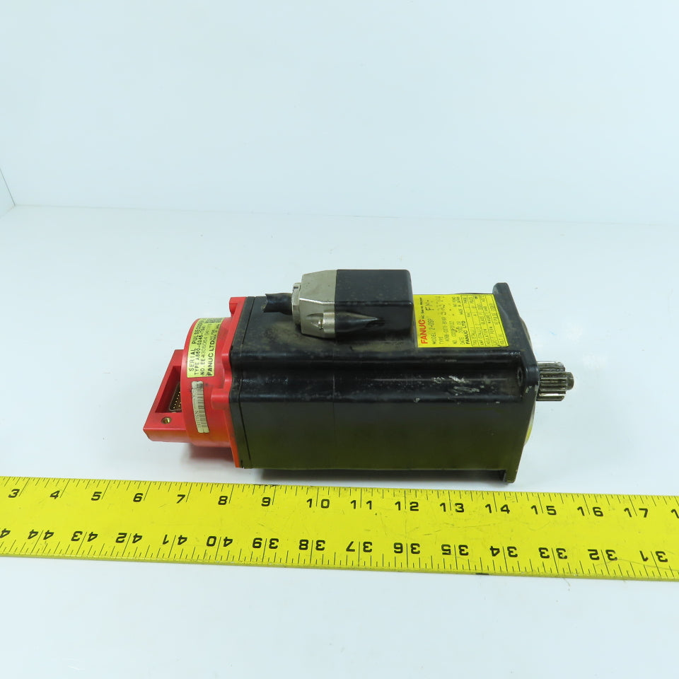 Fanuc A06B-0371-B169 AC Servo Motor 3000RPM 90V W/ Pulsecoder A860-0346-T041