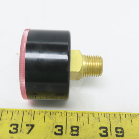 KOGANEI 1-1/2" Pressure Gauge0 - 100 kPa 1/4" NPT Back Mount