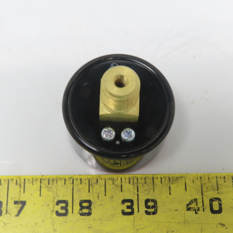 KOGANEI 1-1/2" Pressure Gauge0 - 100 kPa 1/4" NPT Back Mount