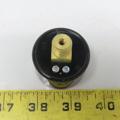 KOGANEI 1-1/2" Pressure Gauge0 - 100 kPa 1/4" NPT Back Mount
