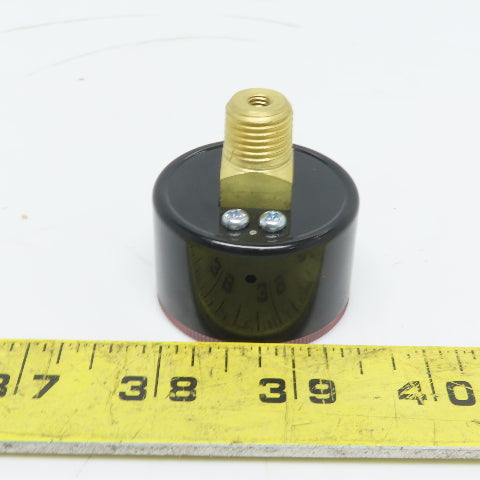 KOGANEI 1-1/2" Pressure Gauge0 - 100 kPa 1/4" NPT Back Mount