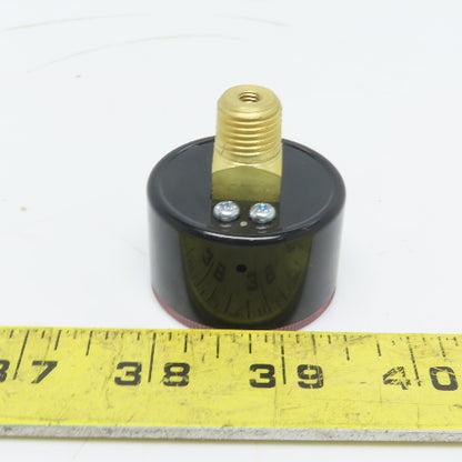 KOGANEI 1-1/2" Pressure Gauge0 - 100 kPa 1/4" NPT Back Mount