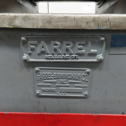 Farrel Birmingham 6" x 13" Two Roll Silicone Rubber Lab Mill 208-480V 3Ph Tested