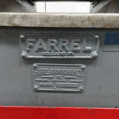 Farrel Birmingham 6" x 13" Two Roll Silicone Rubber Lab Mill 208-480V 3Ph Tested
