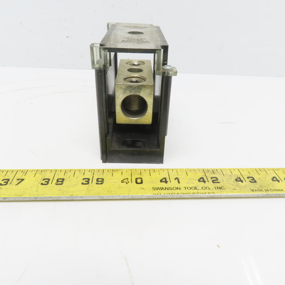 Gould/Shawmut 67001 Power Distribution Block 1-Pole 310A 600V 350MCM-#6