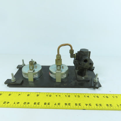 Jordan Valve 12-3 Control & Manual Loading Pressure Gauges